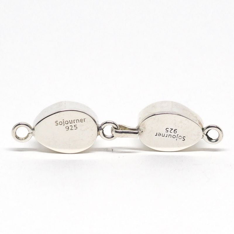 White leaf hook clasp