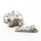 Sterling silver tiny lily clasp