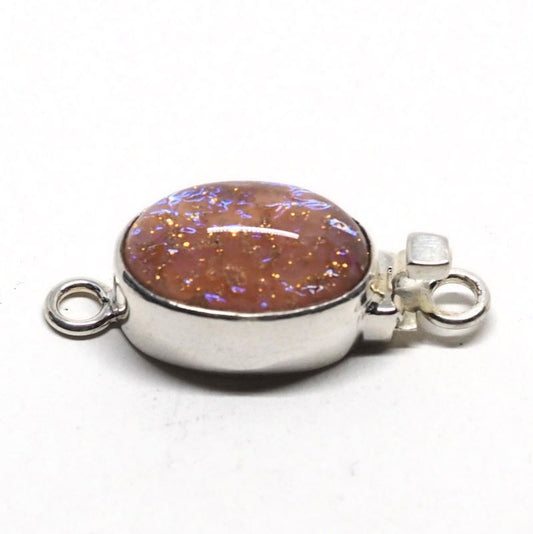Pink sparkle clasp