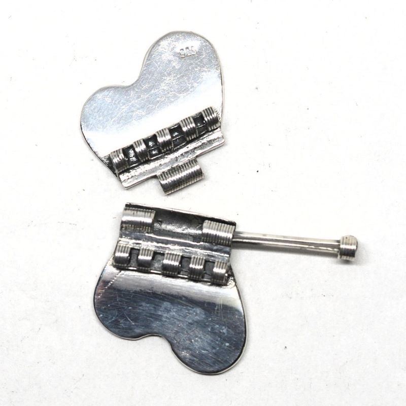 Round wing butterfly clasp