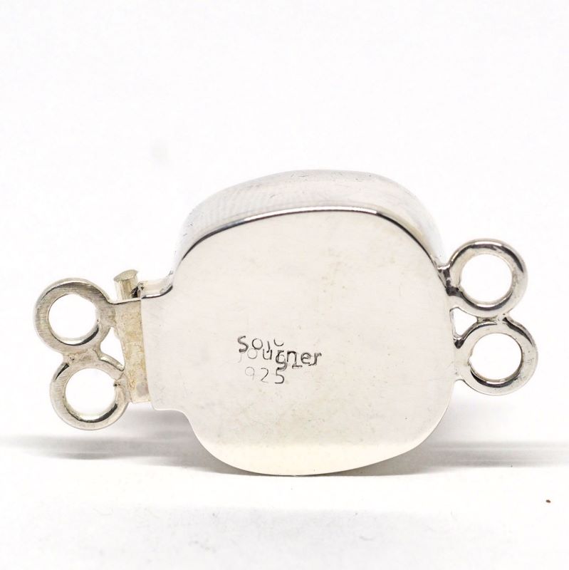 Square Siam Swarovski clasp