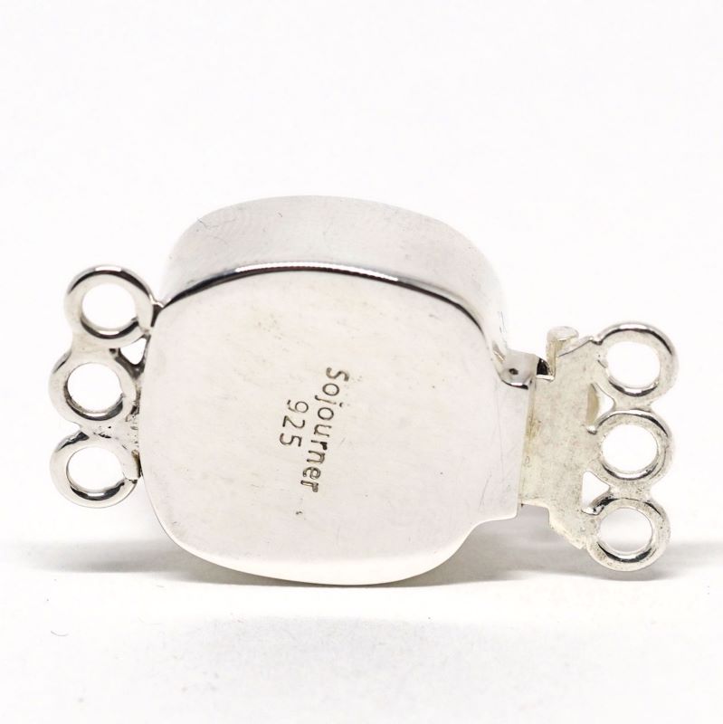 Square Siam Swarovski clasp
