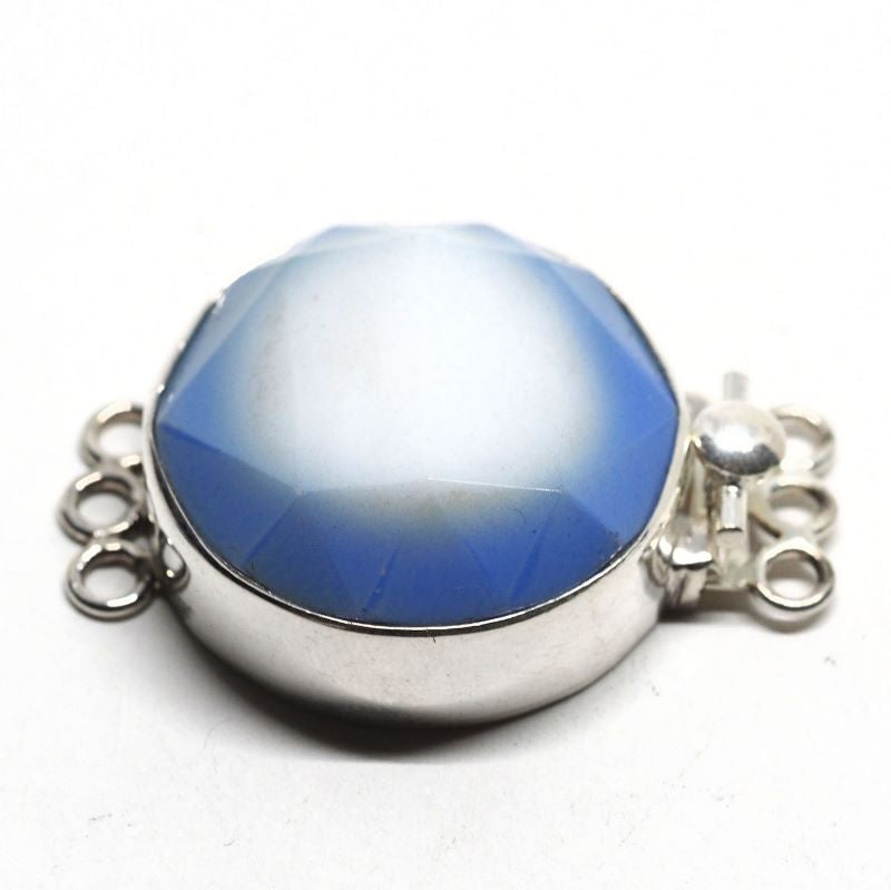 Generous blue &amp; white clasp