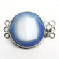 Generous blue &amp; white clasp