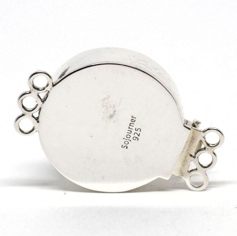Generous blue &amp; white clasp