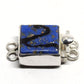 Blue abstract clasp