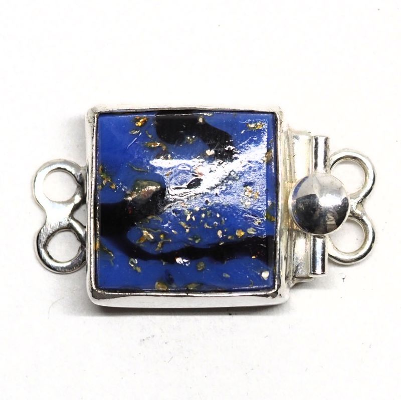 Blue abstract clasp