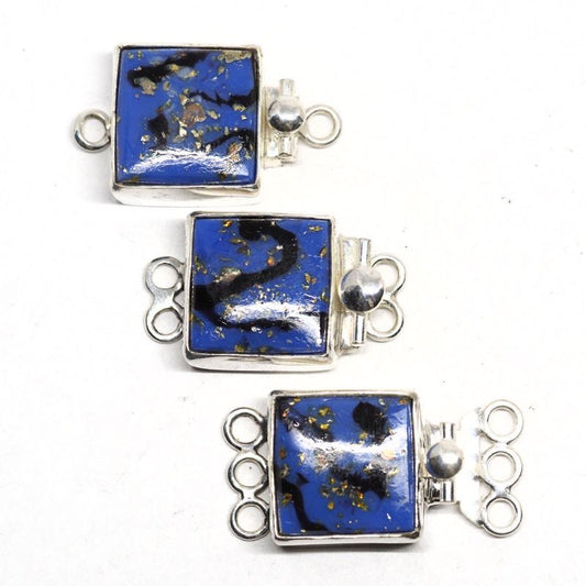 Blue abstract clasp