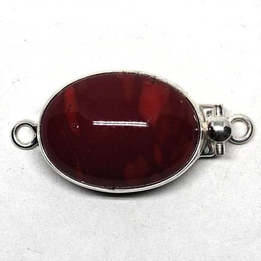 Faux coral clasp