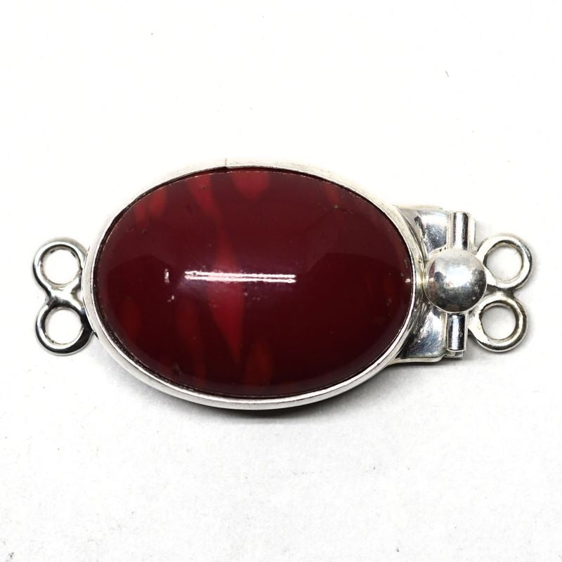 Faux coral clasp