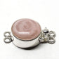 Pink swirl clasp