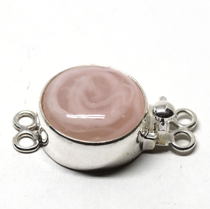 Pink swirl clasp