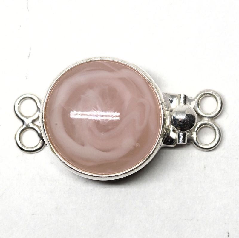 Pink swirl clasp