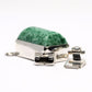 Green alabaster pendant clasp