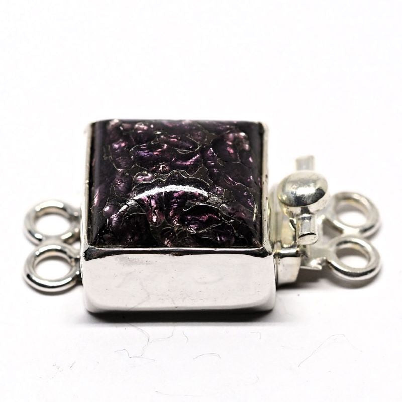 Purple fleck clasp