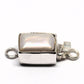 Rectangular mother-of-pearl clasp