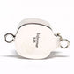 Square jet Swarovski clasp
