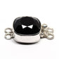 Square jet Swarovski clasp
