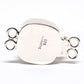 Square jet Swarovski clasp