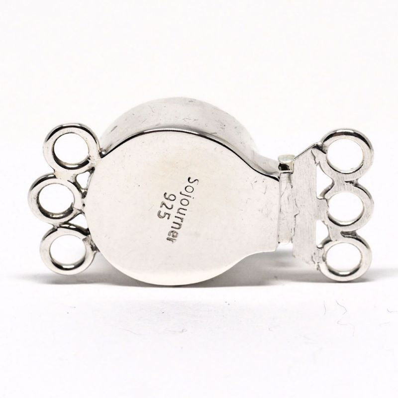 Aquamarine Swarovski clasp