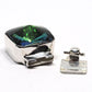 Gold sphinx Swarovski square clasp