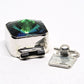 Gold sphinx Swarovski square clasp