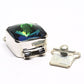 Gold sphinx Swarovski square clasp