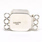 Gold sphinx Swarovski square clasp