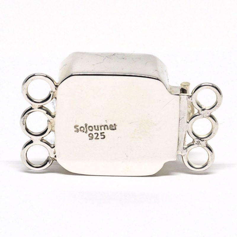 Gold sphinx Swarovski square clasp