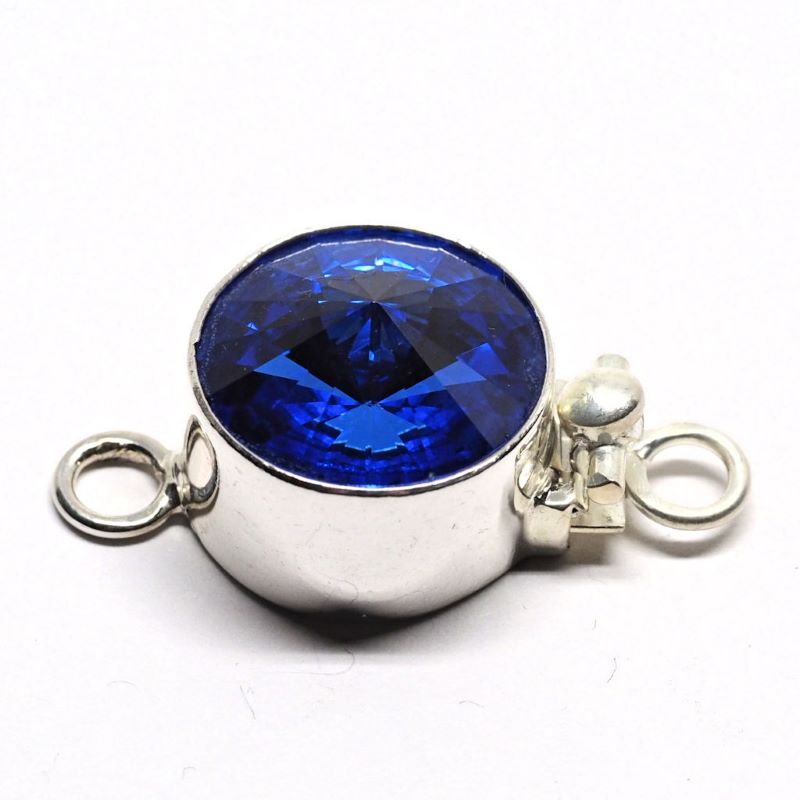 Swarovski sapphire clasp