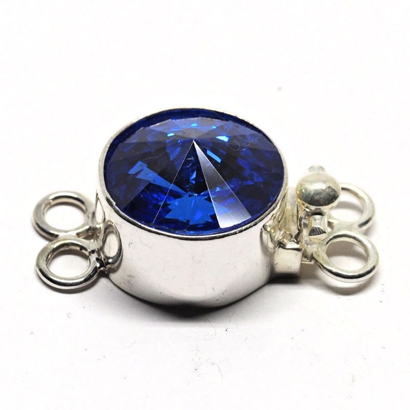Swarovski sapphire clasp