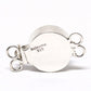 Crystal heliotrope Swarovski clasp