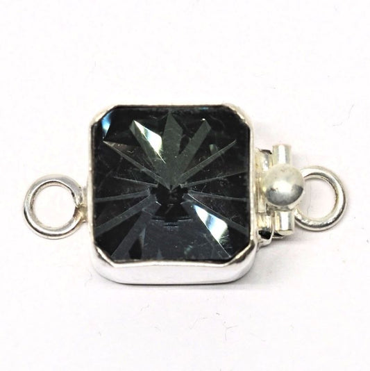 Swarovski inverted square seal clasp