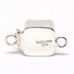 Swarovski inverted square seal clasp