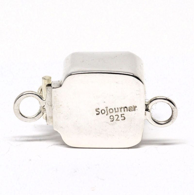 Swarovski inverted square seal clasp