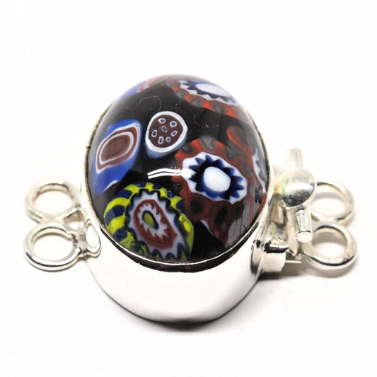Two-ring German mosaic clasp