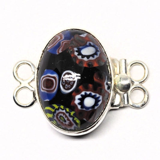 Two-ring German mosaic clasp