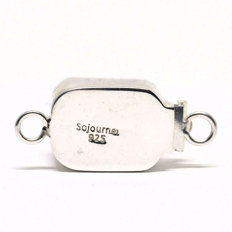 Siam pebble clasp