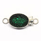 Emerald pebble clasp
