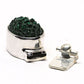 Emerald pebble clasp