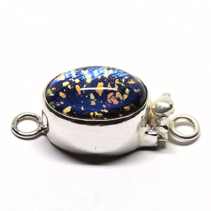 Blue starry sky clasp