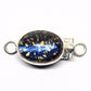 Blue starry sky clasp