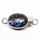 Blue starry sky clasp