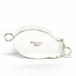 Dark rose silver foil clasp