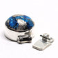 Aquamarine foil clasp