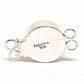 Aquamarine foil clasp