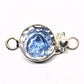 Sapphire rose cloud clasp