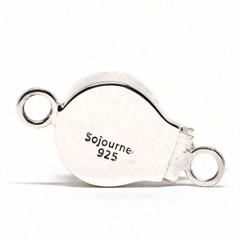 Sapphire rose cloud clasp