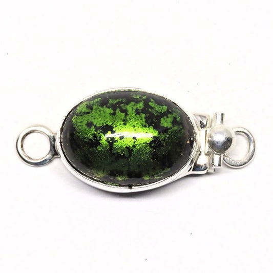 Bright olivine clasp