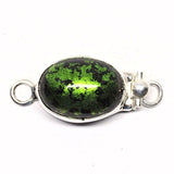 Bright olivine clasp